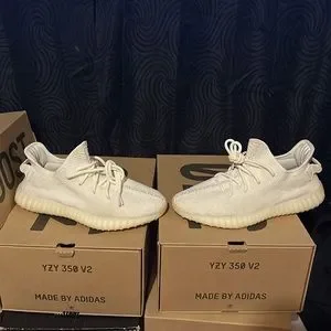 adidas | Shoes | Yeezy 35 Cream White Triple White Size 8  display picture 3